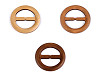 Clip / Fibbia in legno per vestiti e macramè, dimensioni: Ø 60 mm