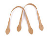 Leather Bag Handles, unfinished product, length 50 cm
