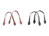 Asas de cuero para bolso, producto sin terminar, largo 50 cm