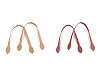 Asas de cuero para bolso, producto sin terminar, largo 50 cm
