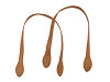 Anses de sac en cuir, produit brut, longueur 50 cm