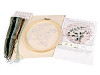 Embroidery Kit with a pre-printed motif, plants, grasses