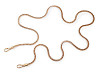Catena per borsetta con moschettoni, lunghezza: 120 cm