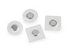 Elementi di fissaggio magnetici invisibili/nascosti, da cucire, dimensioni: Ø 12 mm