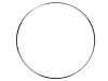 Cerchio in metallo, dimensioni: Ø 36 cm per acchiappasogni o decorazioni per attività fai-da-te 