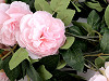 Guirnalda de flores artificiales, rosa