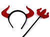 Carnival Set - Devil Horns Headband and Wand