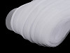 Cerniera continua in nylon n. 3, trasparente, per biancheria da letto, cuscini