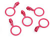 Cursore per cerniere in nylon / a spirale, numero 3, con anello colorato