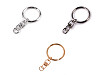 Porte-clés, Ø 23 mm, avec émerillon