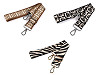 Asas/correa para bolso con mosquetones, ancho 3,8 cm