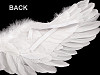 Zestaw karnawałowy - anioł, skrzydła piórkowe