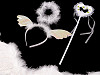 Zestaw karnawałowy - anioł, skrzydła piórkowe