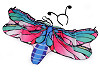 Karnevalový kostým - motýl (1 sada)