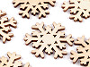 Wooden snowflake to glue on