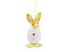 Wielkanocna dekoracja zajączek / jajeczko do zawieszenia i postawienia 