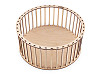 Wooden Basket Making Base / Basket Bottom Ø25 cm