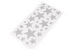 Self-adhesive foam rubber Moosgummi stars with glitter - mix of sizes