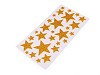 Self-adhesive foam rubber Moosgummi stars with glitter - mix of sizes