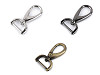 Metal Lobster Claw Clasp with Screw Bar / Detachable Snap Hook Swivel Clasp, 19 mm