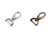 Metal Lobster Claw Clasp with Screw Bar / Detachable Snap Hook Swivel Clasp, 19 mm