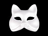 Karnevalová maska - škraboška na domaľovanie zvieratká