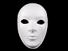 Karnevalová maska - škraboška k domalování benátská (1 ks)