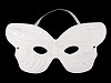 Karnevalová maska - škraboška k domalování motýl (1 ks)