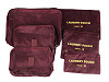 Set of travel organizers for the suitcase, 6 pcs