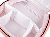 Kosmetická taška / kufřík prošívaný 24x20 cm