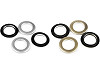 Occhiello a scatto per tende e tendaggi, diametro interno: Ø 42 mm