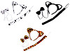 Carnival Set - cat, dalmatian, mouse, tiger