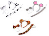 Karnevalsset – Katze, Dalmatiner, Maus, Tiger