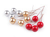 Decorative balls / berries on wire Ø1.5 cm