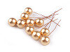 Decorative balls / berries on wire Ø1.5 cm