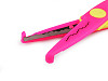 Children's scissors with a creative wave and serrations, length 13 cm