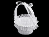 Mini wedding satin basket for bridesmaids