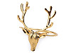 Metal Christmas napkin ring, deer