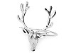 Metal Christmas napkin ring, deer