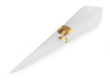 Metal napkin ring, leaf 