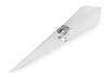 Metal napkin ring, leaf 