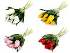 Artificial bouquet of tulips