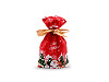 Candy bags / Goodie bags with Christmas ribbon 12x17.5 cm