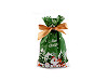 Candy bags / Goodie bags with Christmas satin ribbon 12x17.5 cm