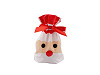 Candy bags / Goodie bags with Christmas satin ribbon 12x17.5 cm