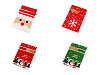 Candy bags / Goodie bags with Christmas ribbon 12x17.5 cm