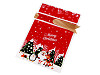 Candy bags / Goodie bags with Christmas ribbon 15x23 cm