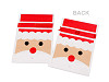 Candy bags / Goodie bagswith Christmas satin ribbon 15x23 cm