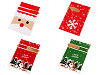 Candy bags / Goodie bagswith Christmas satin ribbon 15x23 cm