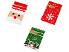 Sacchetti porta caramelle / “Goodie bag” con nastro, motivo: natalizio, dimensioni: 15 x 23 cm
